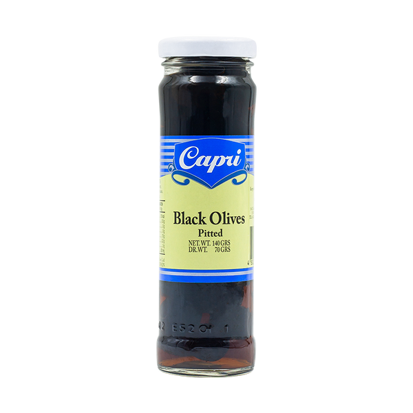Capri Black Olives (Pitted)
