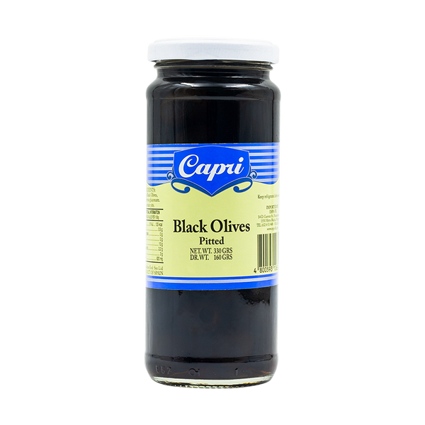 Capri Black Olives (Pitted)