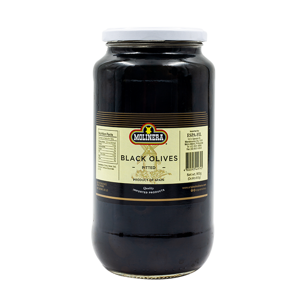 Molinera Black Olives (Pitted)