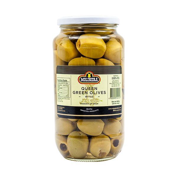 Molinera Green Olives Queen (Pitted)