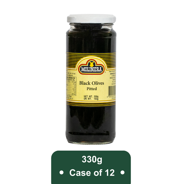 Molinera Black Olives (Pitted) - WHOLESALE