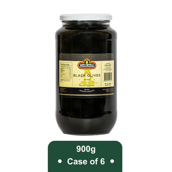 Molinera Black Olives (Pitted) - WHOLESALE