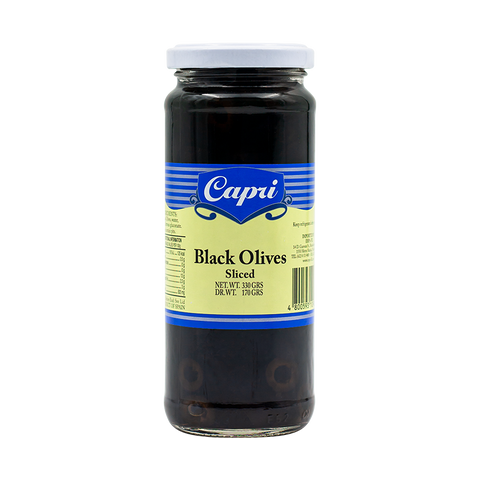 Capri Black Olives (Sliced)