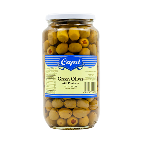 Capri Green Olives (Stuffed w/ Pimiento)