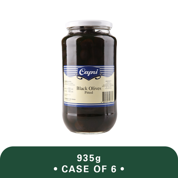 Capri Black Olives (Pitted) - WHOLESALE