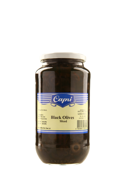 Capri Black Olives (Sliced)