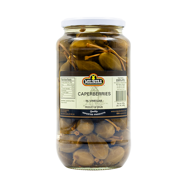 Molinera Caperberries in Vinegar