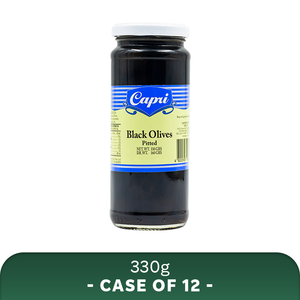 Capri Black Olives (Pitted) - WHOLESALE