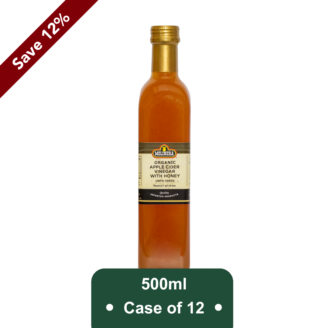 Molinera Organic Apple Cider Vinegar (w/ Honey) - WHOLESALE