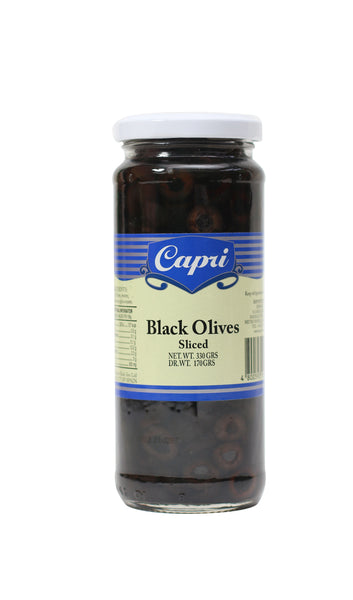 Capri Black Olives (Sliced)